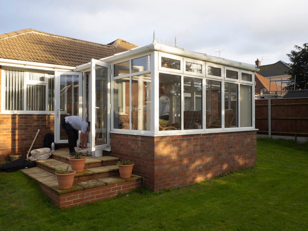 new conservatory finishing touches